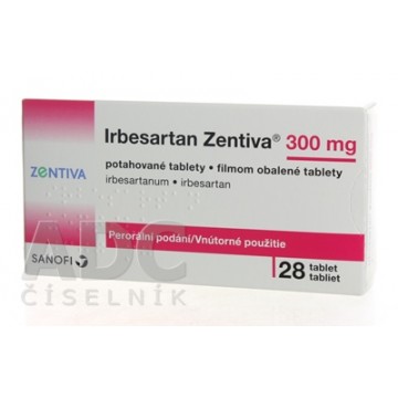 Ирбесартан (Irbesartan) Zentiva 300 мг, 28 таблеток