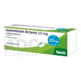 Изотретиноин (Isotretinoin) Actavis 10 мг, 30 капсул