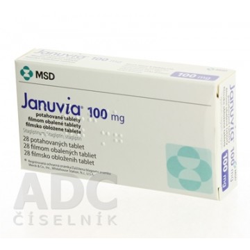 Янувия (Januvia) 100 мг, 28 таблеток