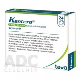 Кентера (Kentera) 3.9 мг/24 часа, 24 пластыря
