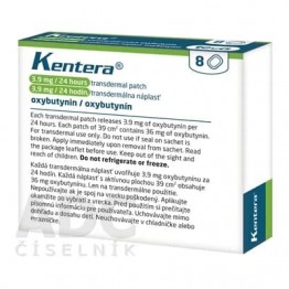 Кентера (Kentera) 3.9 мг/24 часа, 8 пластырей