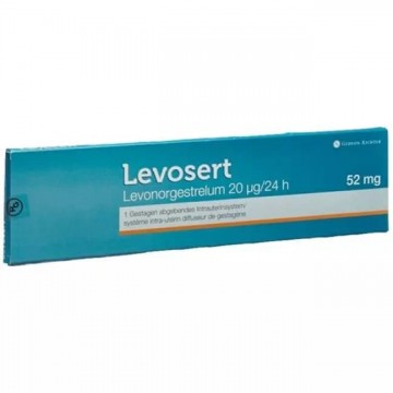 Левосерт (Levosert) 52 мг (20 мкг/24 ч) внутриматочная терапевтическая система, 1 шт.