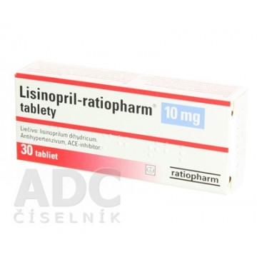 Лизиноприл (Lisinopril) 10 мг, 30 таблеток