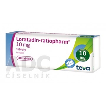 Лоратадин (Loratadin) ratiopharm 10 мг, 30 таблеток