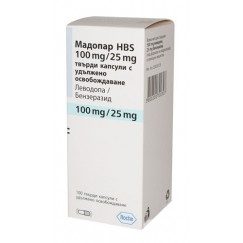 Мадопар ГСС (Madopar HBS) 125, 100 мг + 25 мг, 100 капсул