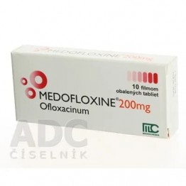 Медофлоксин (Medofloxine) 200 мг, 10 таблеток