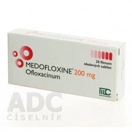Медофлоксин (Medofloxine) 200 мг, 20 таблеток