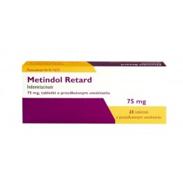 Метиндол ретард (Metindol retard) 75 мг, 25 таблеток