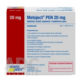 Методжект (Metoject) PEN 20 мг/0.4 мл, 6 шт.