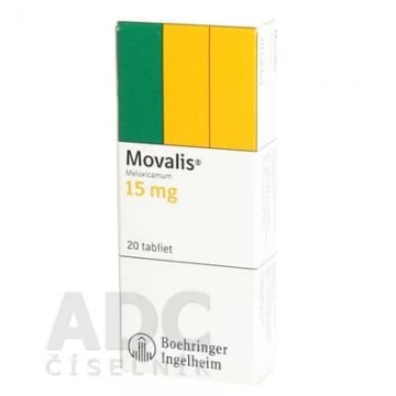 Мовалис (Movalis) 15 мг, 20 таблеток