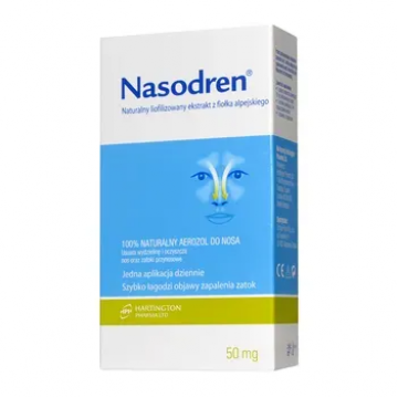 Насодрен (Nasodren), аэрозоль для носа, 50 мг