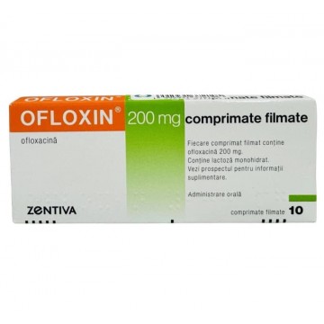 Офлоксин (Ofloxin) 200 мг, 10 таблеток