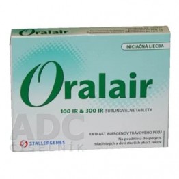 Оралейр (Oralair) 100 IR+300 IR, 3 таблетки+28 таблеток