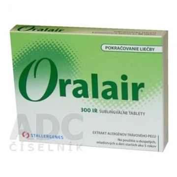 Оралейр (Oralair) 300 IR, 30 таблеток