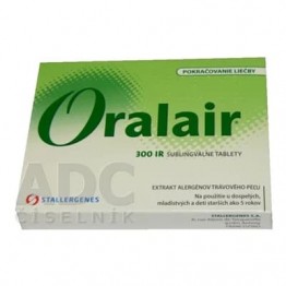 Оралейр (Oralair) 300 IR, 90 таблеток