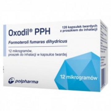 Оксодил (Oxodil) PPH 12 мкг, порошок для ингаляций в твердых капсулах, 120 шт. + ингалятор