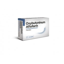 Оксибутинин (Oxybutyninum) Aflofarm 5 мг, 30 таблеток