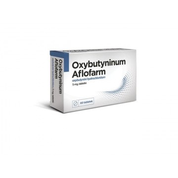 Оксибутинин (Oxybutyninum) Aflofarm 5 мг, 60 таблеток