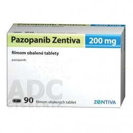 Пазопаниб (Pazopanib) Zentiva 200 мг, 90 таблеток