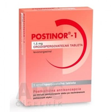 Постинор (Postinor) 1.5 мг, 1 таблетка