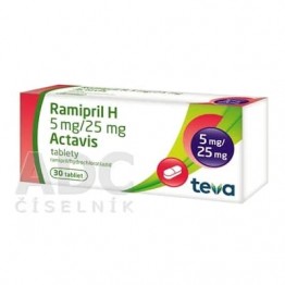 Рамиприл Комби (Ramipril H) 5 мг/25 мг, 30 таблеток