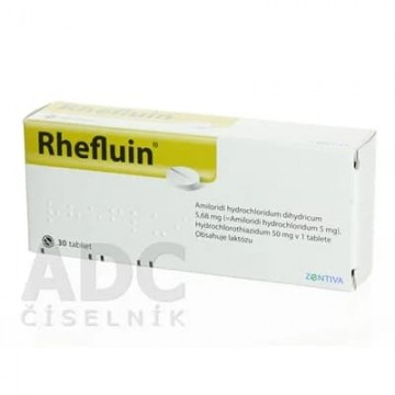 Рефлюин (Rhefluin) 5.68 мг/50 мг, 30 таблеток