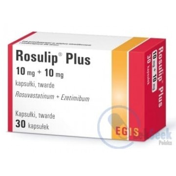 Розулип Плюс (Rosulip Plus) 10 мг+10 мг, 30 капсул