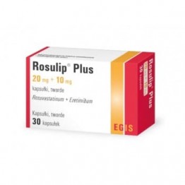 Розулип Плюс (Rosulip Plus) 20 мг+10 мг, 30 капсул