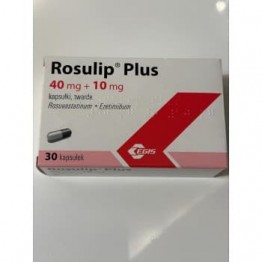 Розулип Плюс (Rosulip Plus) 40 мг+10 мг, 30 капсул
