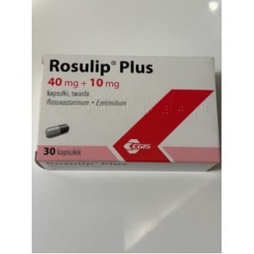 Розулип Плюс (Rosulip Plus) 40 мг+10 мг, 30 капсул
