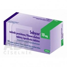 Собикор (Sobycor) 10 мг, 90 таблеток