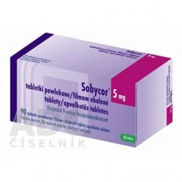 Собикор (Sobycor) 5 мг, 90 таблеток