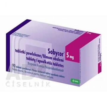 Собикор (Sobycor) 5 мг, 90 таблеток