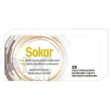 Сокар (Sokar) 8 мг, 28 таблеток