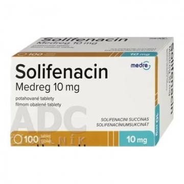 Солифенацин (Solifenacin) Medreg 10 мг, 100 таблеток