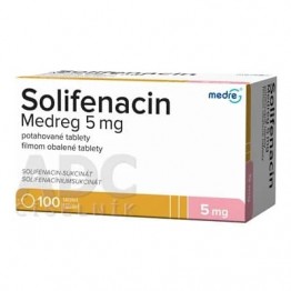 Солифенацин (Solifenacin) Medreg 5 мг, 100 таблеток