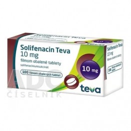 Солифенацин (Solifenacin) Teva 10 мг, 100 таблеток