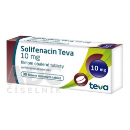 Солифенацин (Solifenacin) Teva 10 мг, 30 таблеток