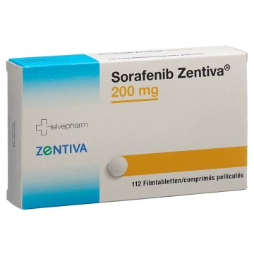 Сорафениб (Sorafenib) Zentiva 200 мг, 112 таблеток