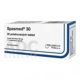 Спасмед (Spasmed) 30 мг, 50 таблеток