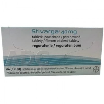 Стиварга (Stivarga) 40 мг, 84 таблетки