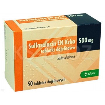 Сульфасалазин ЕН (Sulfasalazine EN) 500 мг, 50 таблеток