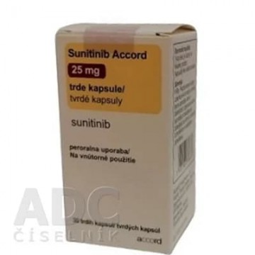 Сунитиниб (Sunitinib) Accord 25 мг, 30 капсул