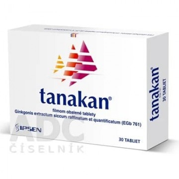 Танакан (Tanakan) 40 мг, 30 таблеток