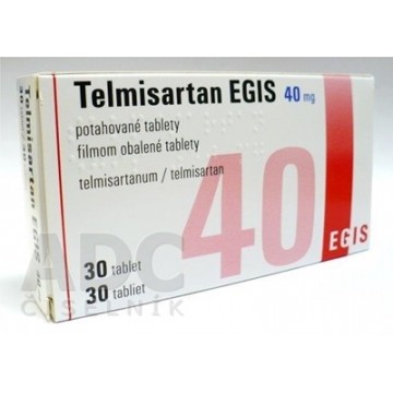 Телмисартан (Telmisartan) EGIS 40 мг, 30 таблеток