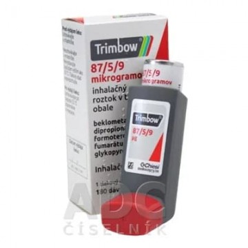 Тримбоу (Trimbow) 88/5/9 мкг/доза, 180 доз