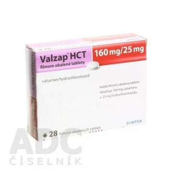 Валзап Плюс (Valzap HCT) 160 мг/25 мг, 28 таблеток