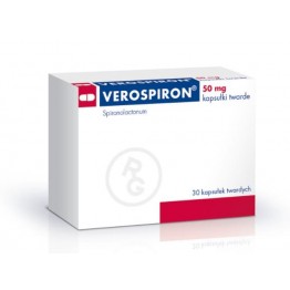 Верошпирон (Verospiron) 50 мг, 30 таблеток