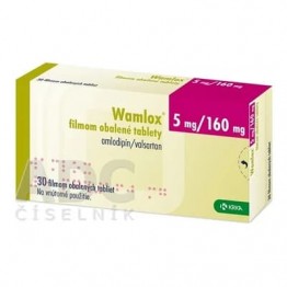 Вамлокс (Wamlox) 5 мг/160 мг, 30 таблеток