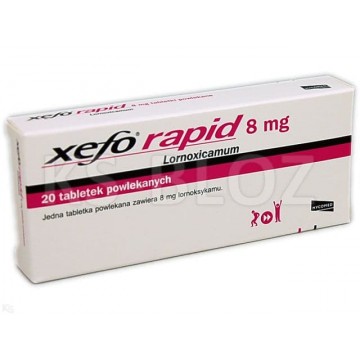Ксефо Рапид (Xefo Rapid) 8 мг, 20 таблеток